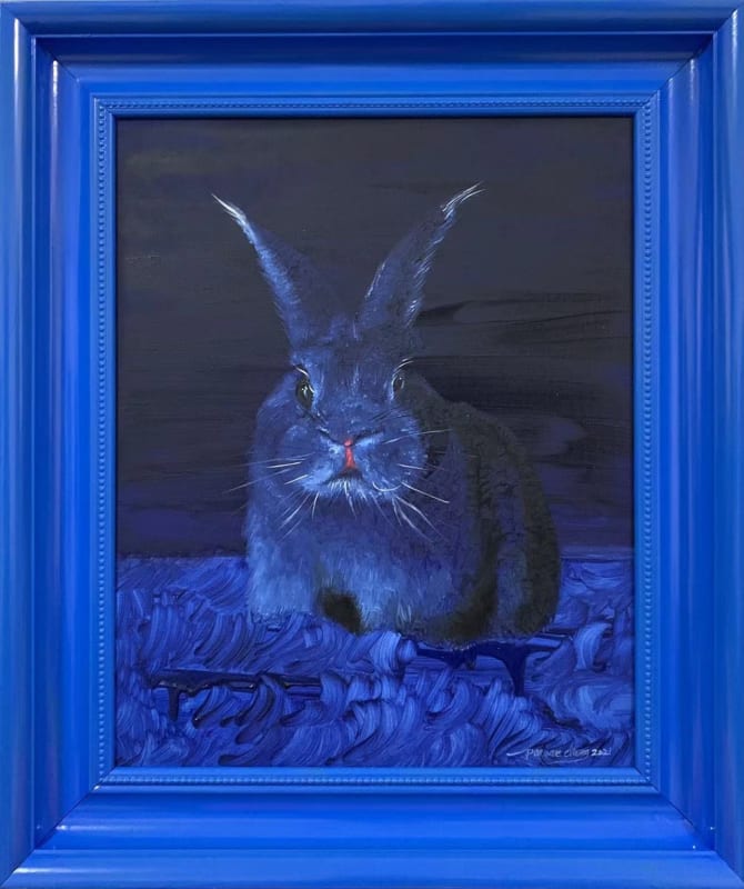 Pan Xuecheng, Rabbit with red nose, 2022