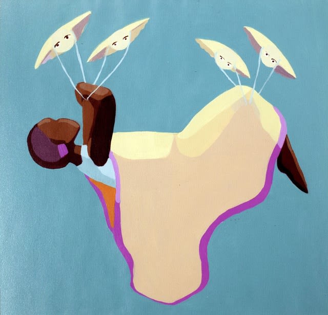 Nirit Takele, Flying with Angels, 2018