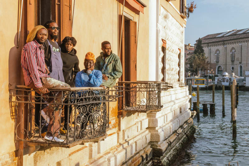 In the picture (left to right): Boniface Maina, Option Dzikamai Nyahunzvi, Alexandre Kyungu Mwilambwe, Pamela Enyonu, Ngugi Waweru