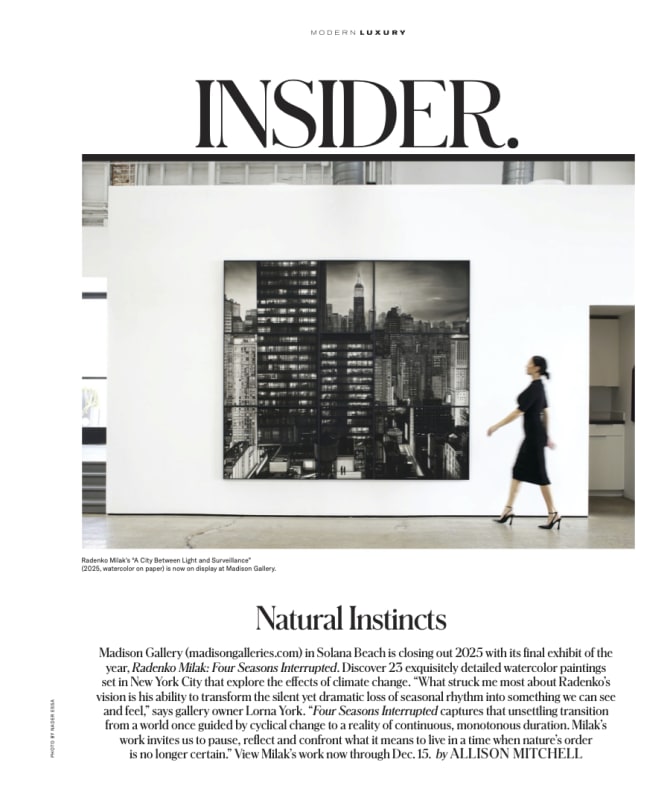 Radenko Milak | Four Seasons Interrupted, Modern Luxury