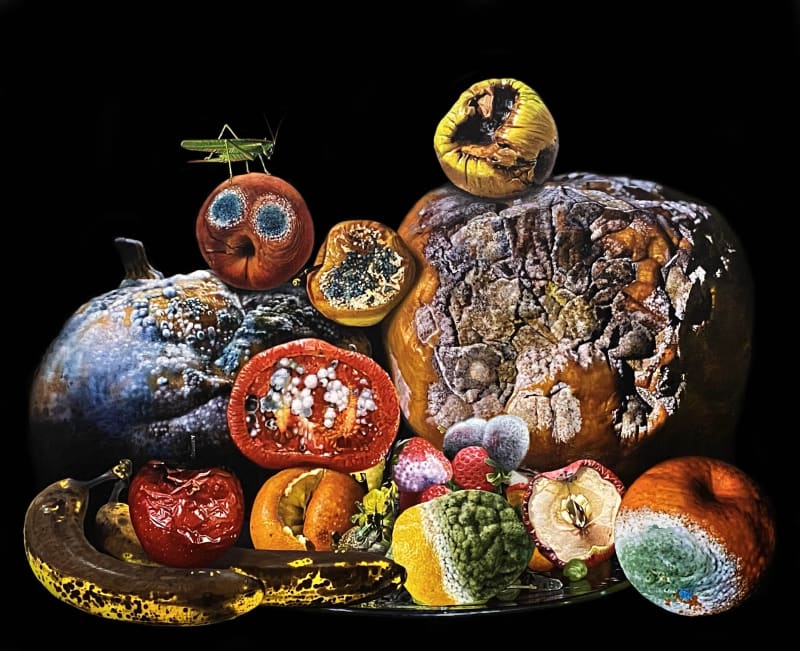 Detail from Marc Dennis, Sanctuary, Oil on linen, 33 x 40 inches