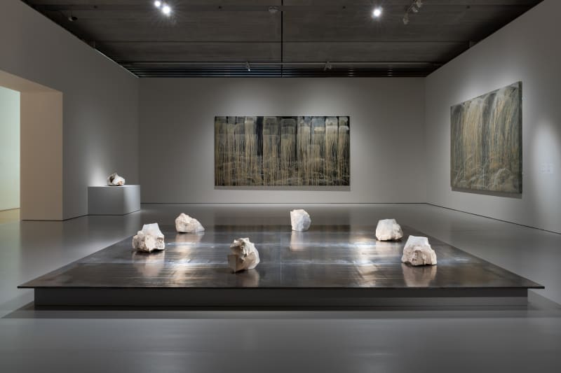 Ogawa Machiko, Lunar Fragments 25-P, 2025 [Front] View of SPRING RISING, Pola Museum of Art, Hakone, 2025-26 Photo: Ken Kato