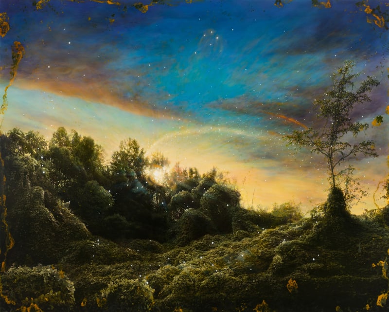 Unknown Artist-June 20th 17 mixed media on canvas 130.3 x 162.2cm 2017