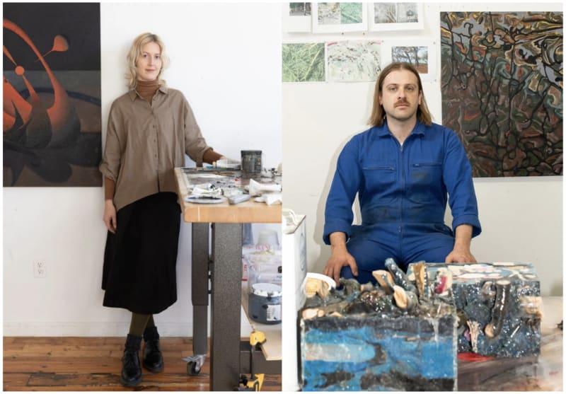 Alicia Adamerovich and Christopher Daharsh