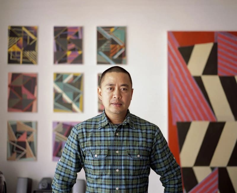 Paolo in the studio.