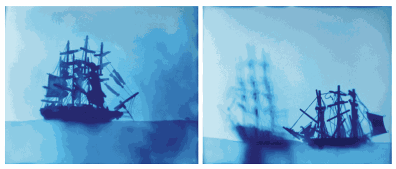 Photograms by Wendy Small from the Ship series.