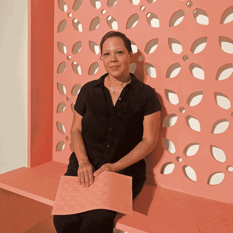 Portrait of the artist Edra Soto. Photo: Dan Sullivan