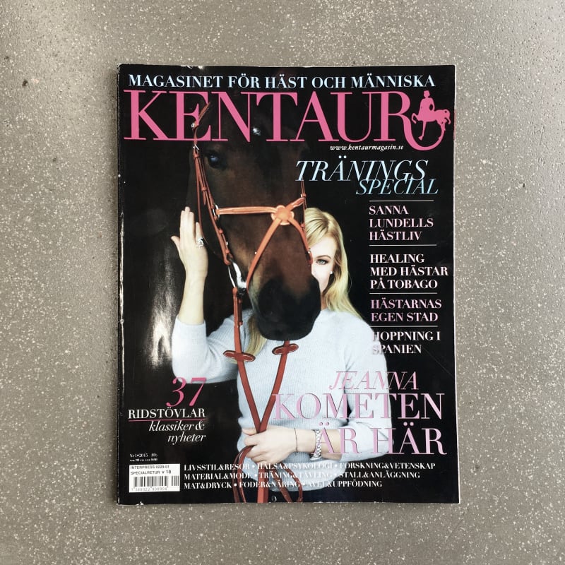 Sara förevigad, Kentaur Magasin - för häst och människa