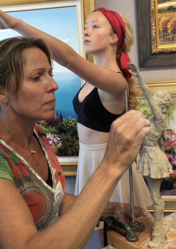 Danielle in Crimson, by Paige Bradley