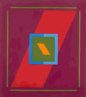 Neil Williams Untitled Acrylic on canvas 28 x 25 inches