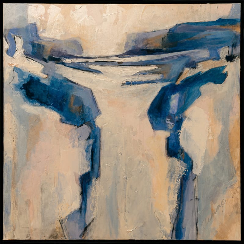 Breath Between Deep Currernts, 2025, 36 in. x 36 in.