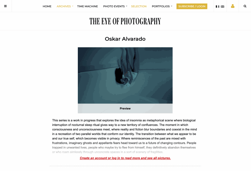 The Eye of photography - Oskar Alvarado