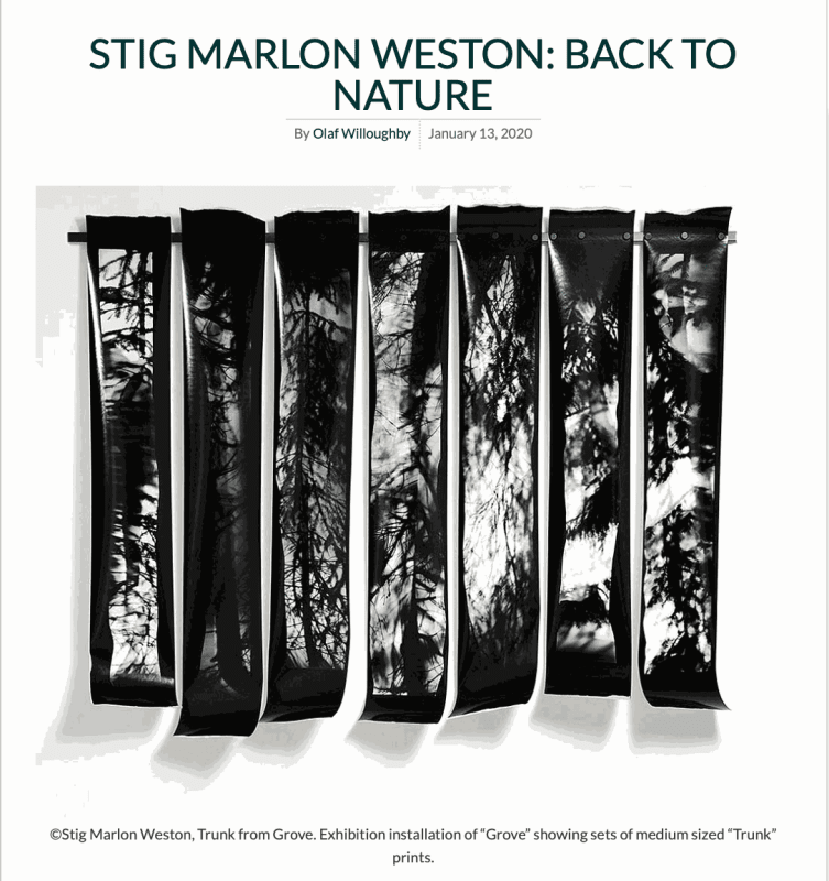 STIG MARLON WESTON: BACK TO NATURE