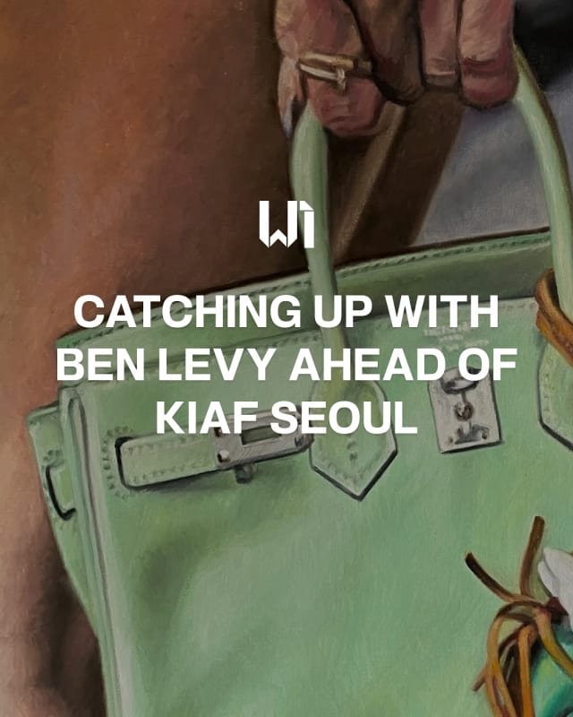 Catching up with Ben Levy ahead of KIAF Seoul