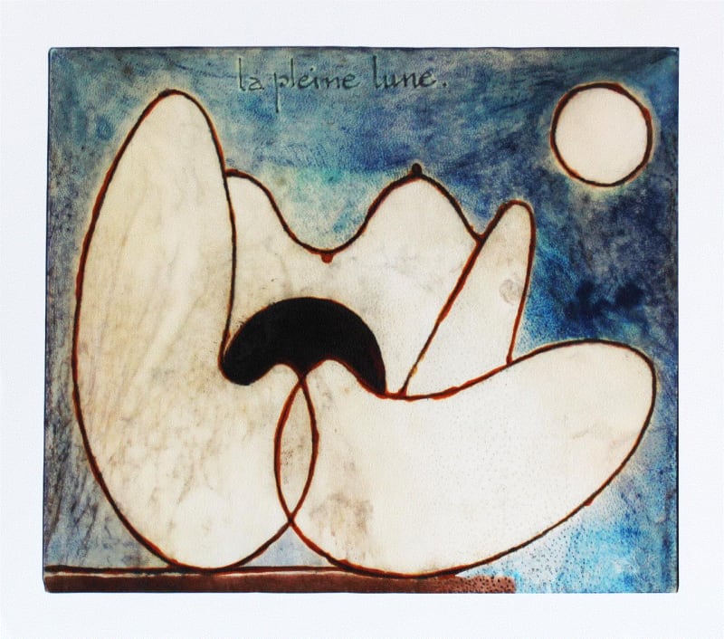 Farid Belkahia Vue du ciel , 1980 Lithograph 40h x 45w cm Edition of 31