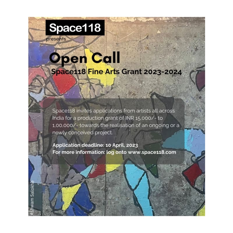 Space118 Fine Arts Grant: 2023-24