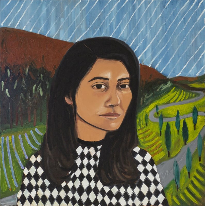 Sinead Breslin Close by Siena, 2021 Oil on canvas 39 2/5 × 39 2/5 in | 100 × 100 cm Signed and dated verso
