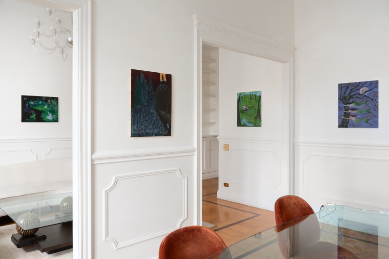 Circle Game Mary DeVincentis installation view