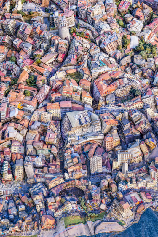 Erdal İnci, Galata I, 2023. Archival diasec print, 225 × 150 cm. Ed. 5+1 AP.