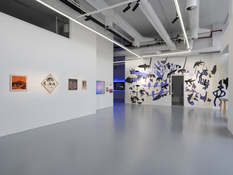 Installation view of Crossroads Digital 1, group exhibition, Art On Istanbul Piyalepaşa, 2025. Photo © Kayhan Kaygusuz, courtesy of the artists and Art On Istanbul.
