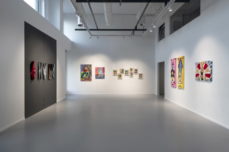 Installation view of Crossroads 6, group exhibition, Art On Istanbul Piyalepaşa, 2023. Courtesy of the artists and Art On Istanbul.