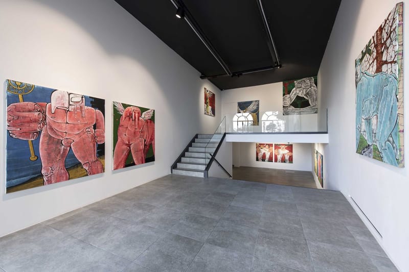 Installation view of God Complex, solo exhibition by Evren Sungur, Art On Istanbul Pera, 2019. Photo © Kayhan Kaygusuz, courtesy of the artist and Art On Istanbul.