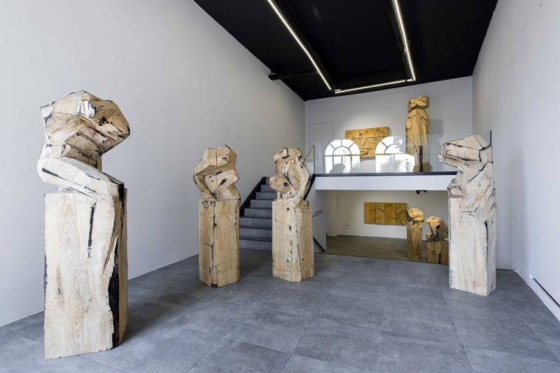 Installation view of Calling for the Mass, solo exhibition by Burcu Erden, Art On Istanbul Pera, 2019. Photo © Kayhan Kaygusuz, courtesy of the artist and Art On Istanbul.