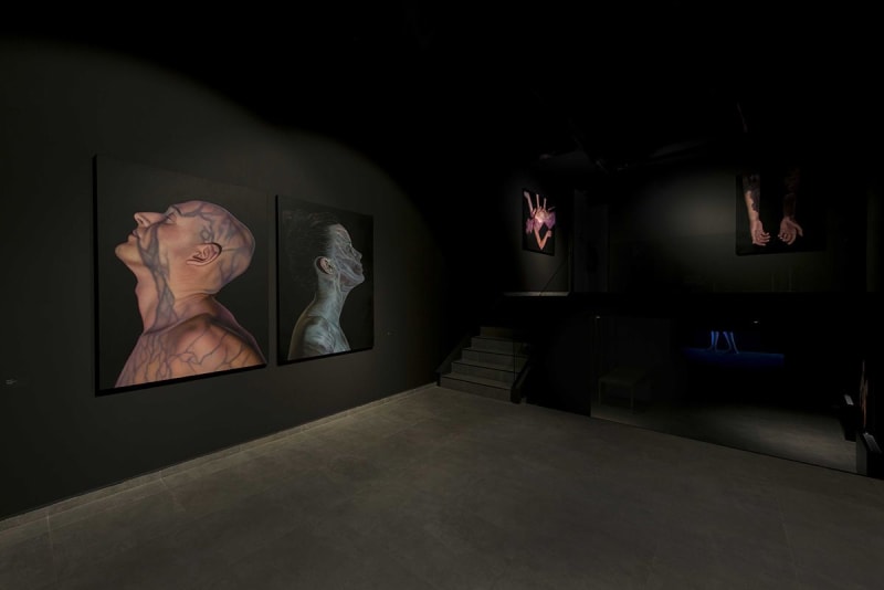 Installation view of Inertia, solo exhibition by Onur Mansız, Art On Istanbul Pera, 2017–2018. Photo © Kayhan Kaygusuz, courtesy of the artist and Art On Istanbul.