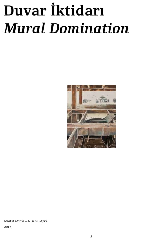 Mural Domination, BURCU PERÇİN