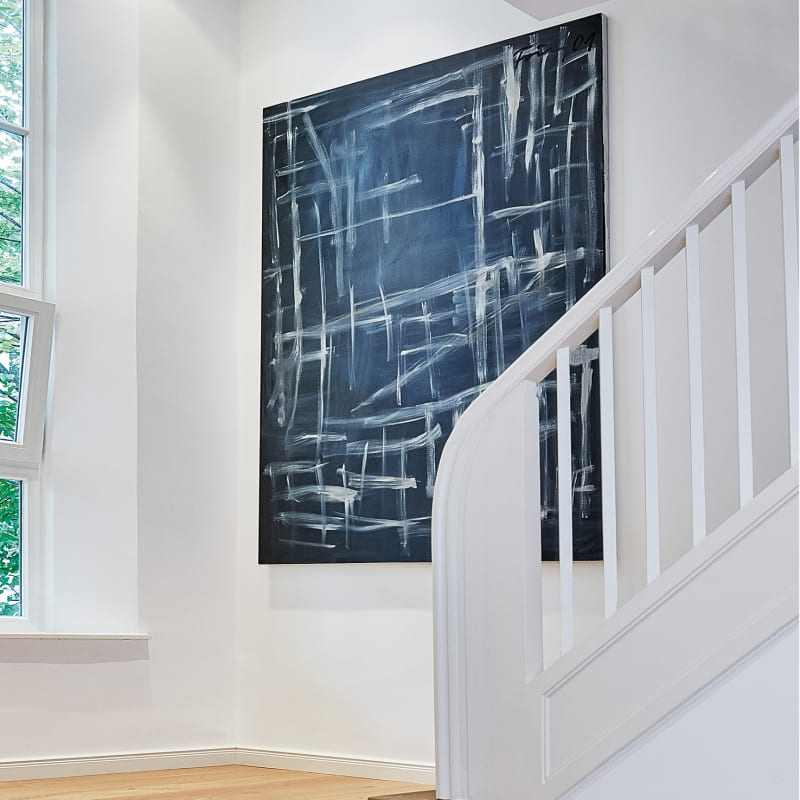 Günther Förg painting, acquired for a private collector in Germany.