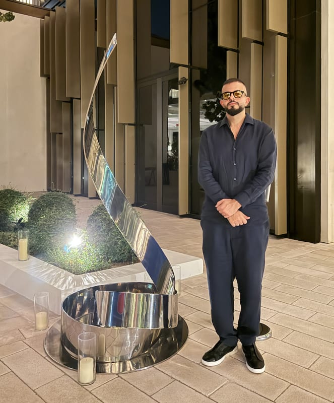 Letters in Motion, Foad Hamzeh, Dubai Design Week, Rose Bar at Delano Dubai