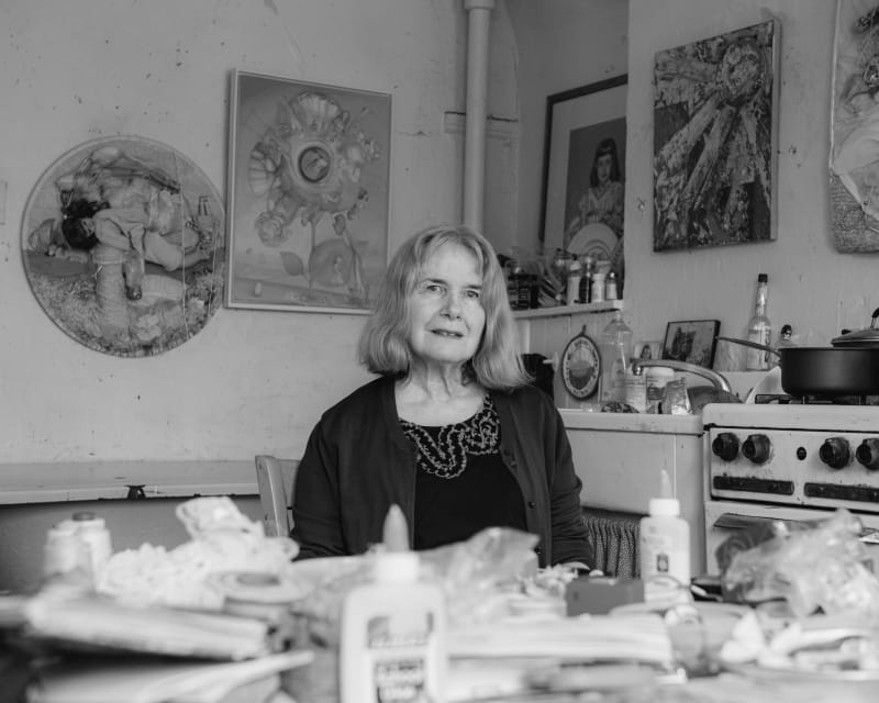 Bonnie Lucas at her home/studio in New York.