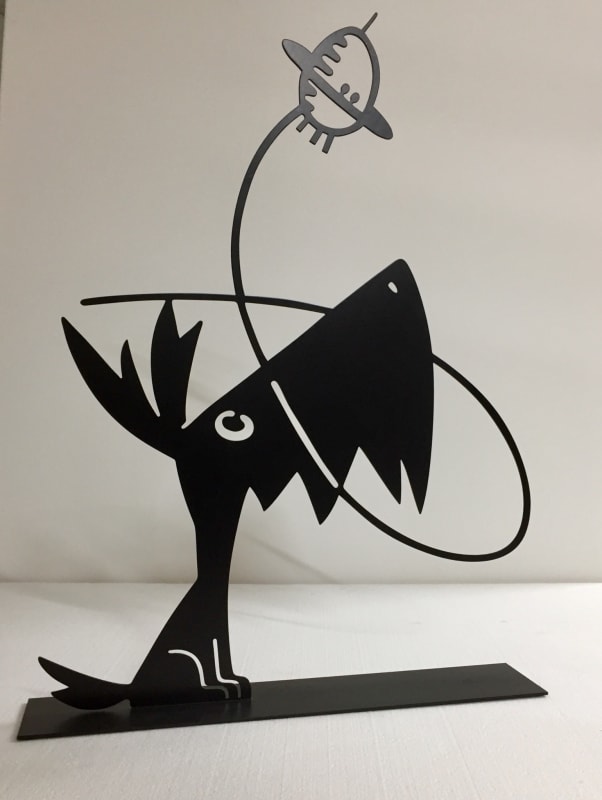 A laser cut steel sculpture by David Kuijers