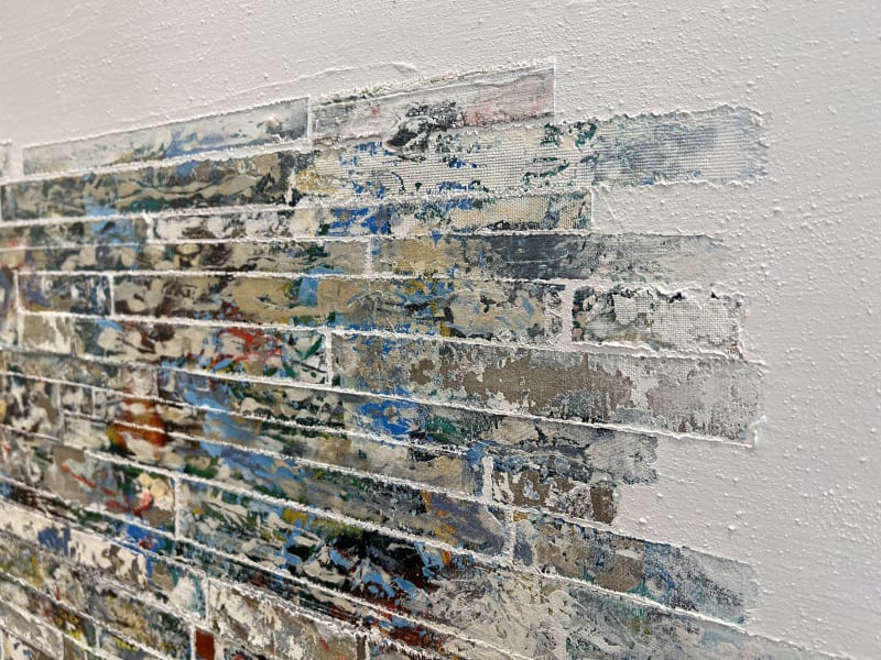 Fragments acrylic on canvas painting by Joan Peris