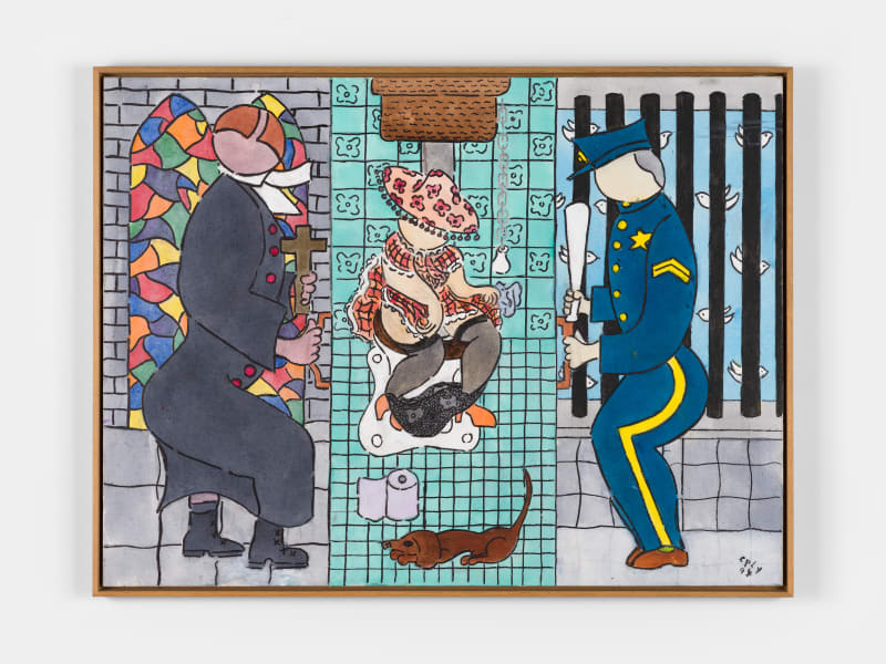 ...And Stay Out!, 1994. © Estate of William N. Copley