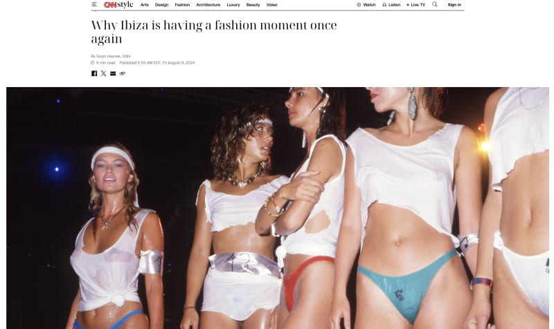CNN STYLE: Why Ibiza is having a fashion moment once again