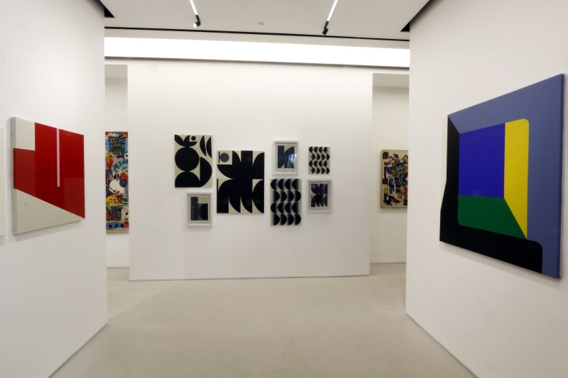 BLUE. RED. DEEP. SQUARE., GROUP SHOW