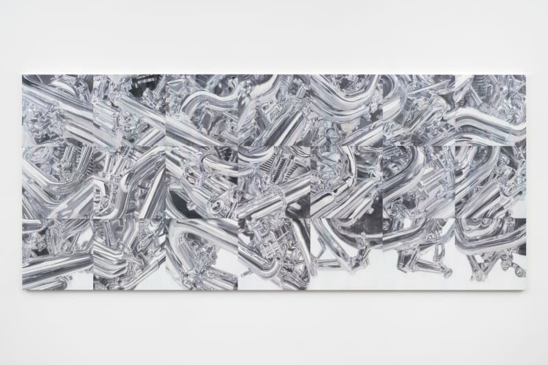 Ai Makita, “Variant: XXI“, 2025, oil on canvas, 51 1/8 x 119 3/4 in | 130 x 304 cm