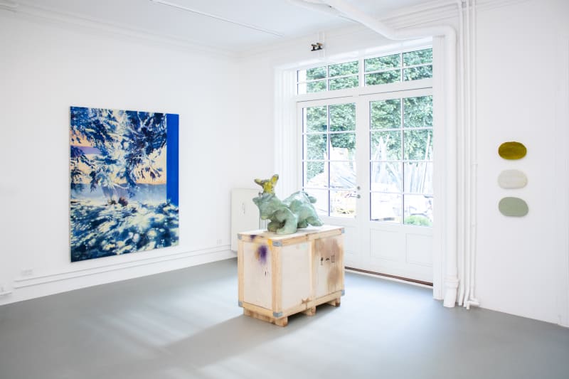 Installation view of the exhibition 'Alice Folker x Golsa' at Alice Folker Gallery. Courtesy of the artists and Alice Folker Gallery.