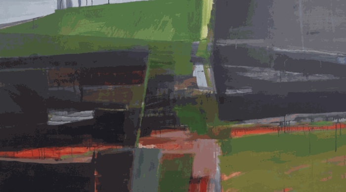 Nuala Clarke, An Fáth (The Reason Why), acrylic on canvas, 2007, Ballinglen Permanent Collection.