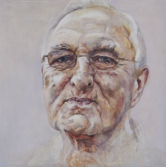 Freya Payne, Brian (Polke), 2003, painting on canvas, Ballinglen Permanent Collection.