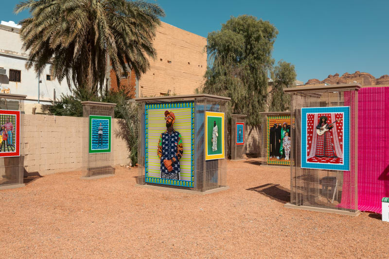 Hassan Hajjaj, AlUla 1445 (part of AlUla Arts Festival 2024). Courtesy of The Royal Commission for AlUla
