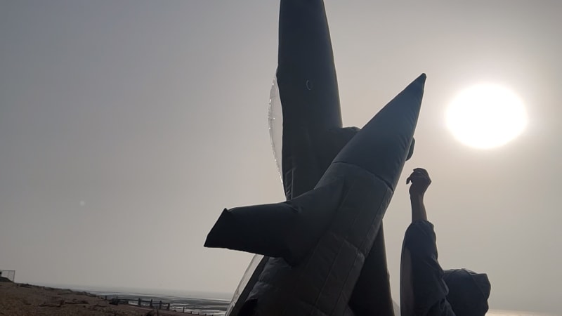 Still from Pranayama Organ, High-definition digital film. 10.35min Courtesy of the artist