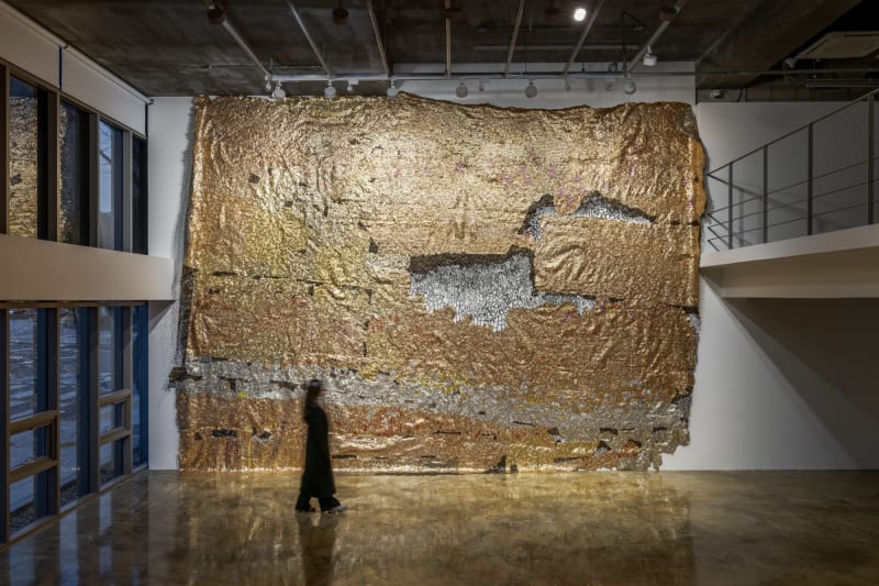 El Anatsui—Day After Night, Exhibition Sketch