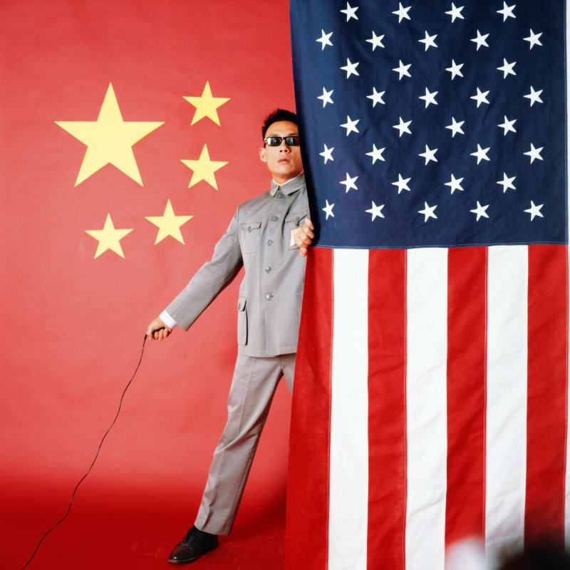 Tseng Kwong Chi (1950 - 1990), East Meets West Manifesto, 1983