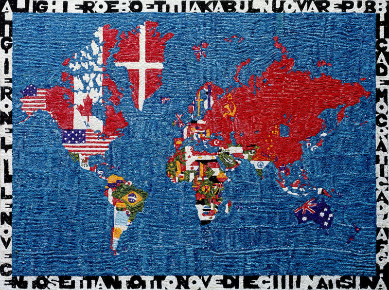 Vik Muniz, 'Mappa del Mondo', 2009, Chromogenic print, 101.6 x 135.9 cm. (40 x 53 1/2 in.), Edition of 6 + 4 AP