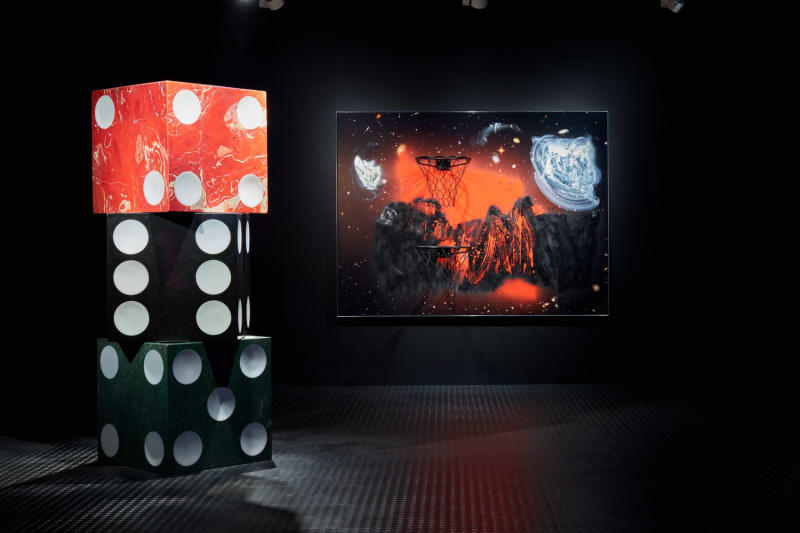 Space, Basketball, and Hip Hop Fuse in Awol Erizku’s Latest Exhibition