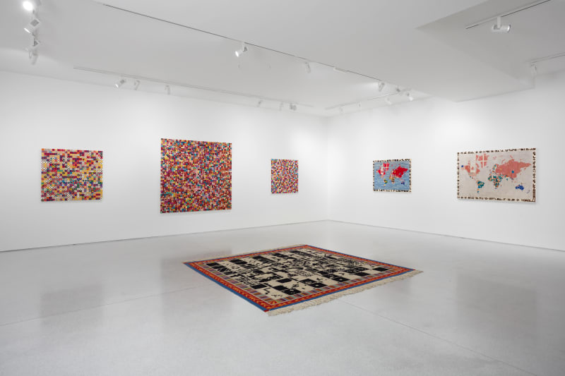 Sizeable Boetti show spans trio of spaces