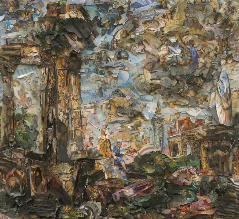Vik Muniz (b. 1961) Roman Capriccio Imaginary Landscape with Antique Landmark, after Giovanni Paolo Panini (Afterglow), 2017 Digital C-print 101.6...