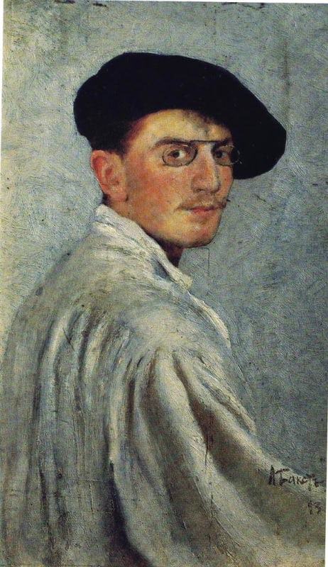 Leon Bakst, Self-portrait, 1893, The State Museum, St. Petersburg, Russia